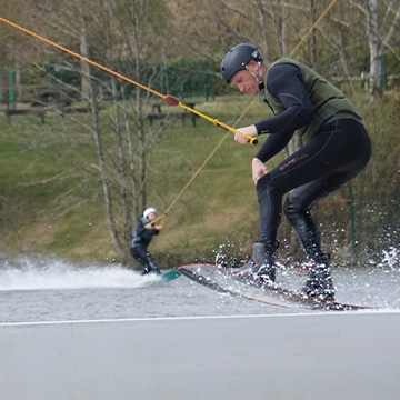 Rider qui entre sur un module