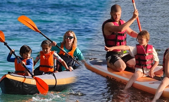 Les deux autres activités de loisirs nautiques de la base de loisirs à Fontaine-Simon